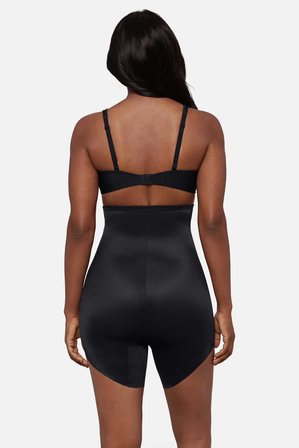 Show Stopper High Waist Slanted Hem Shaping Short