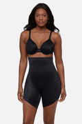 Show Stopper High Waist Slanted Hem Shaping Short