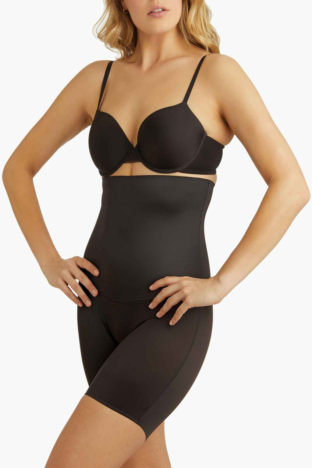 Comfy Curves Hi-Waist Long Leg Thigh Slimmer Shapewear