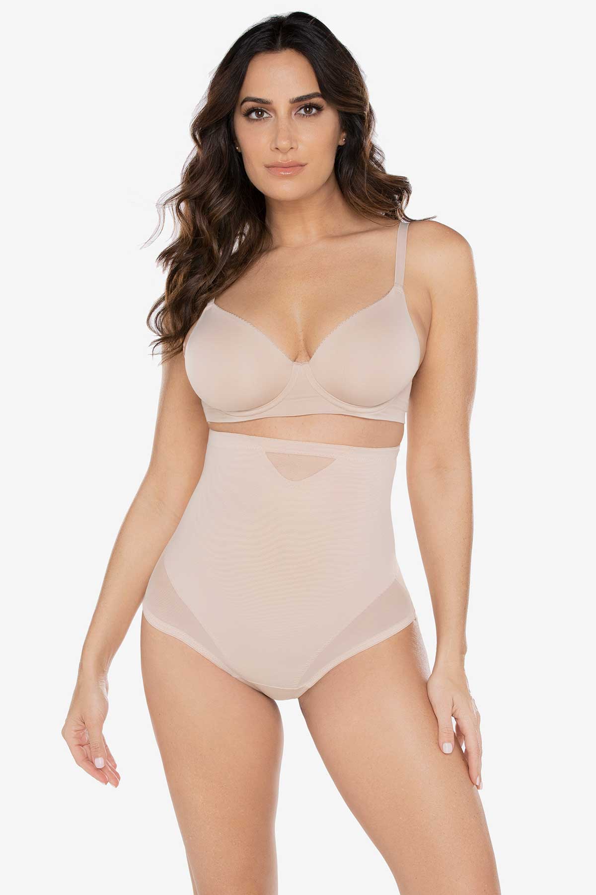 Sexy Sheer Shaping High-Waist Thong