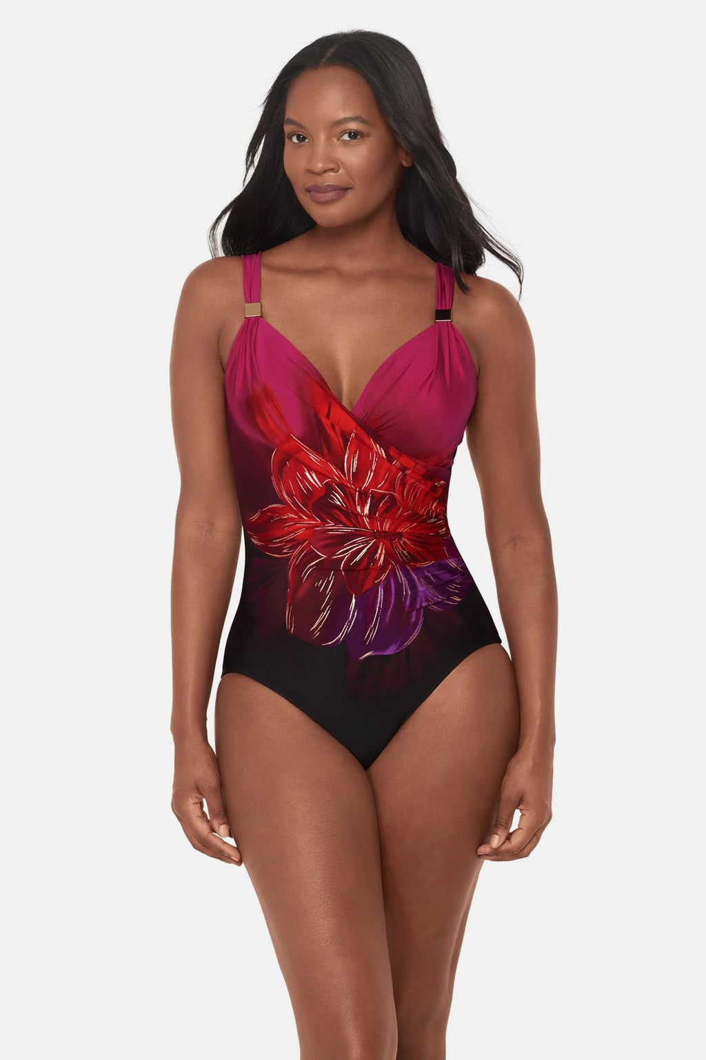 Siren One Piece in Petali Rosa