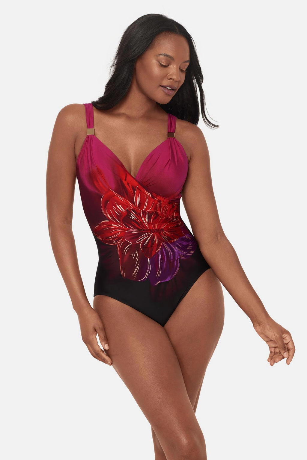 Siren One Piece in Petali Rosa