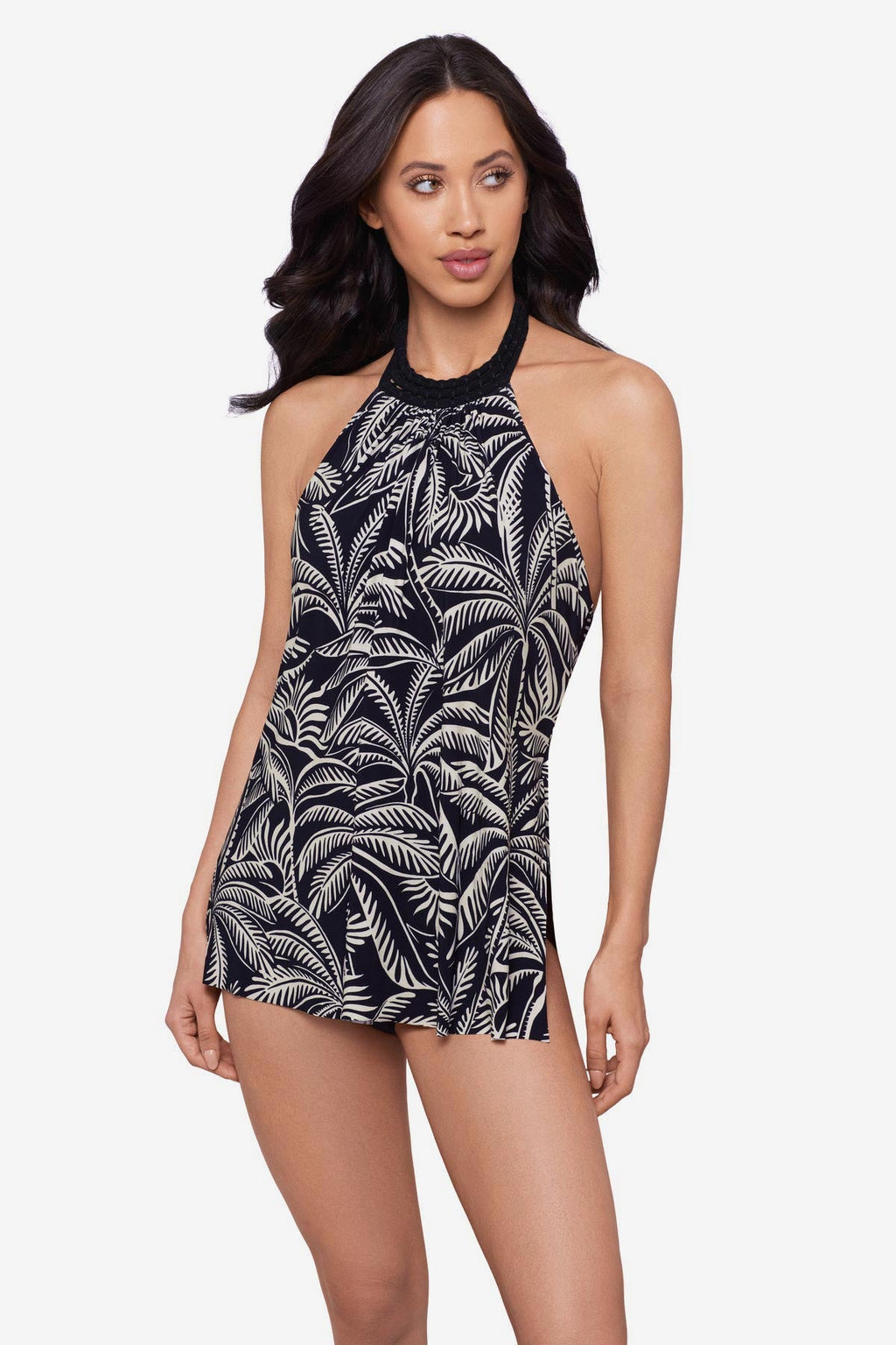 Molly Swim Dress in Hearts Of Palm