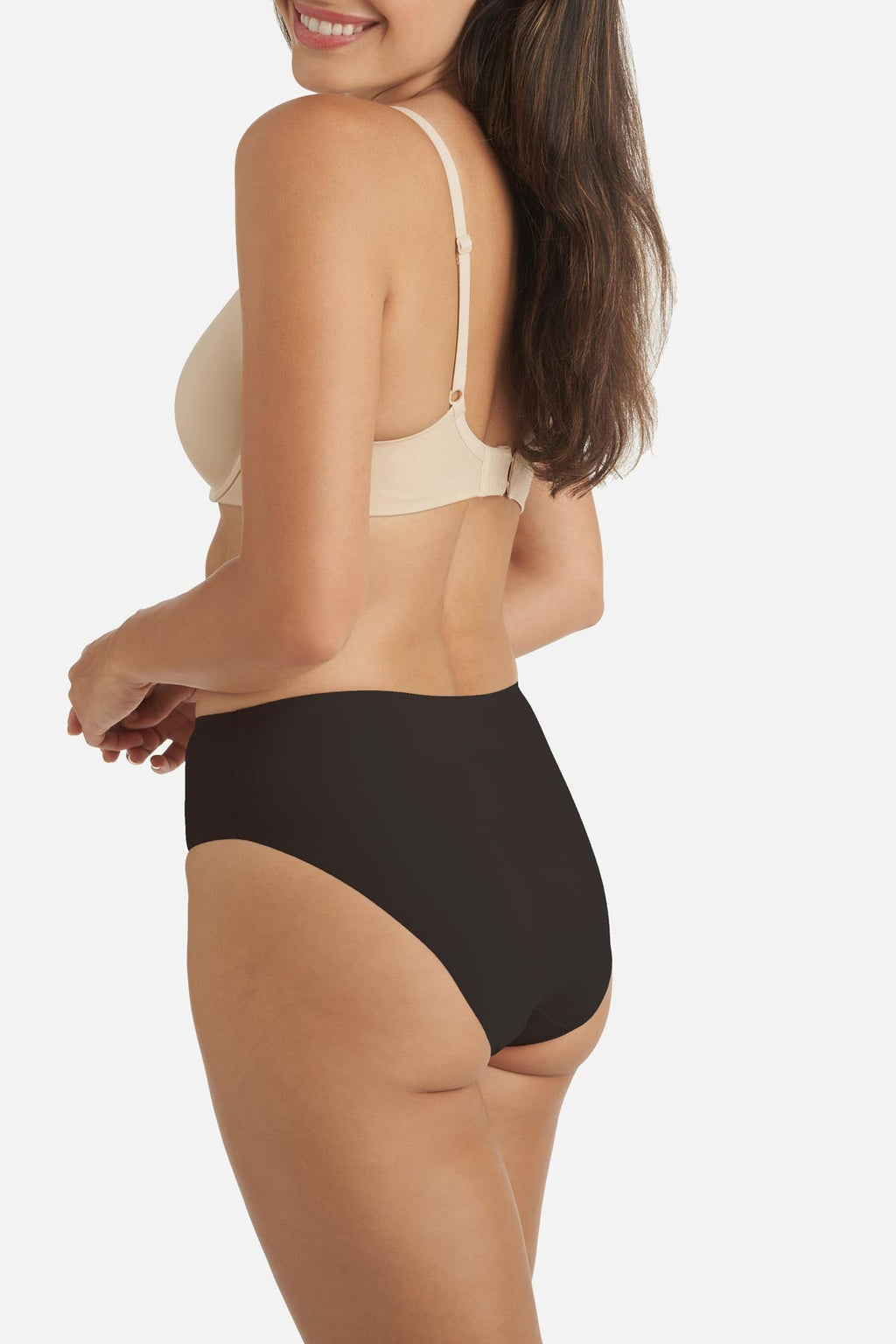 Contemporary Microfiber High-Cut Brief