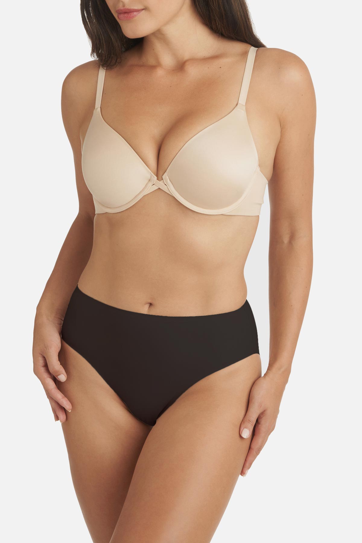 Contemporary Microfiber High-Cut Brief