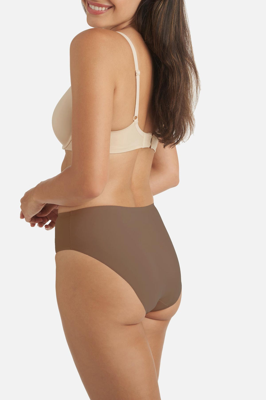 Contemporary Microfiber High-Cut Brief