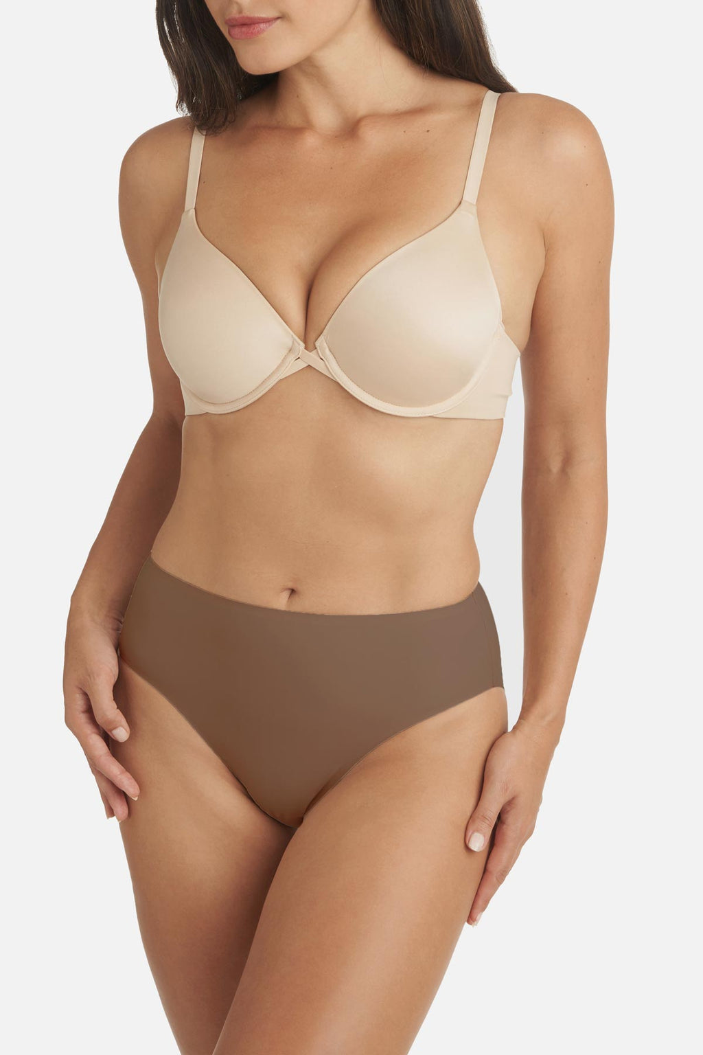 Contemporary Microfiber High-Cut Brief