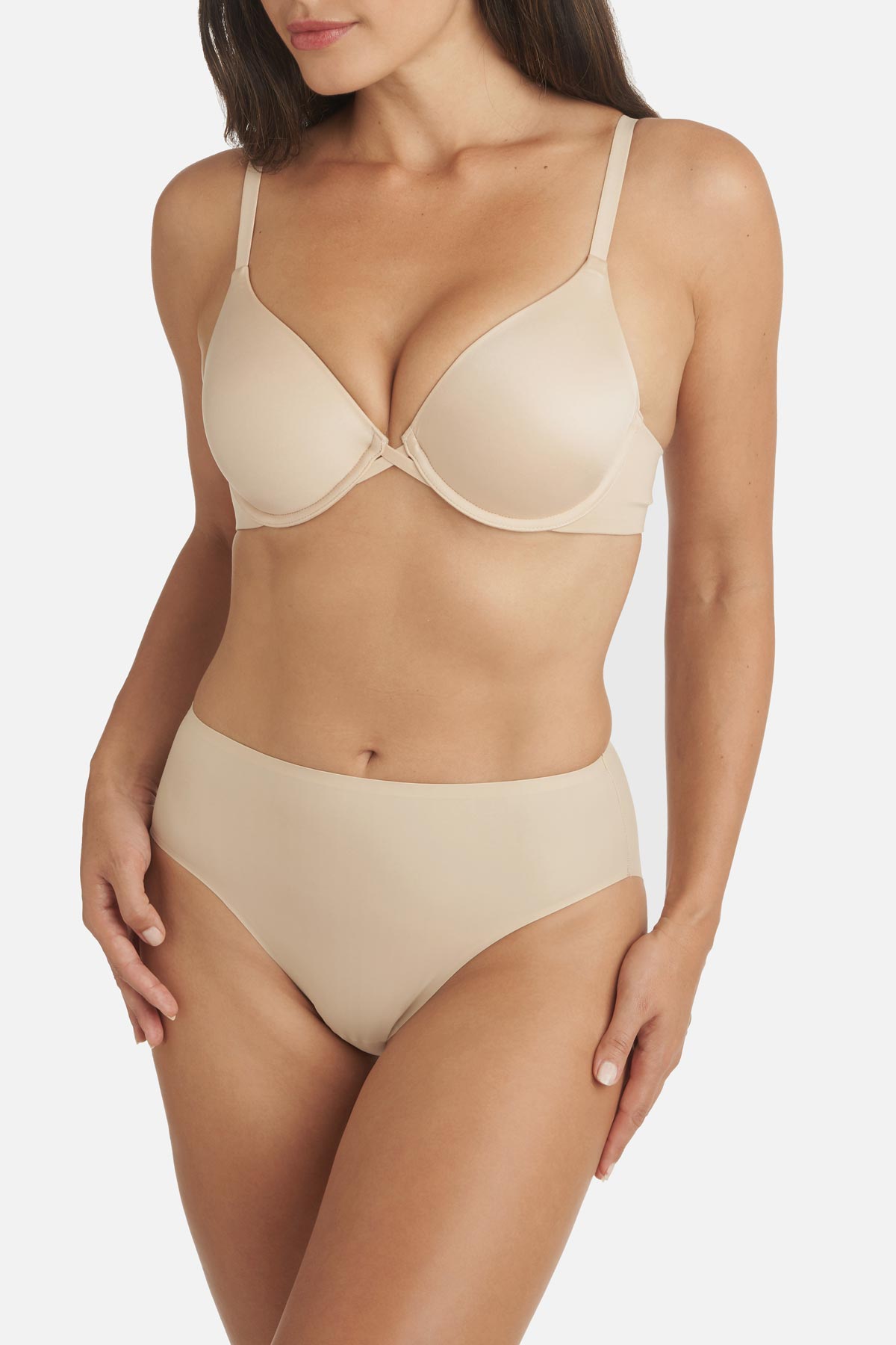 Contemporary Microfiber High-Cut Brief