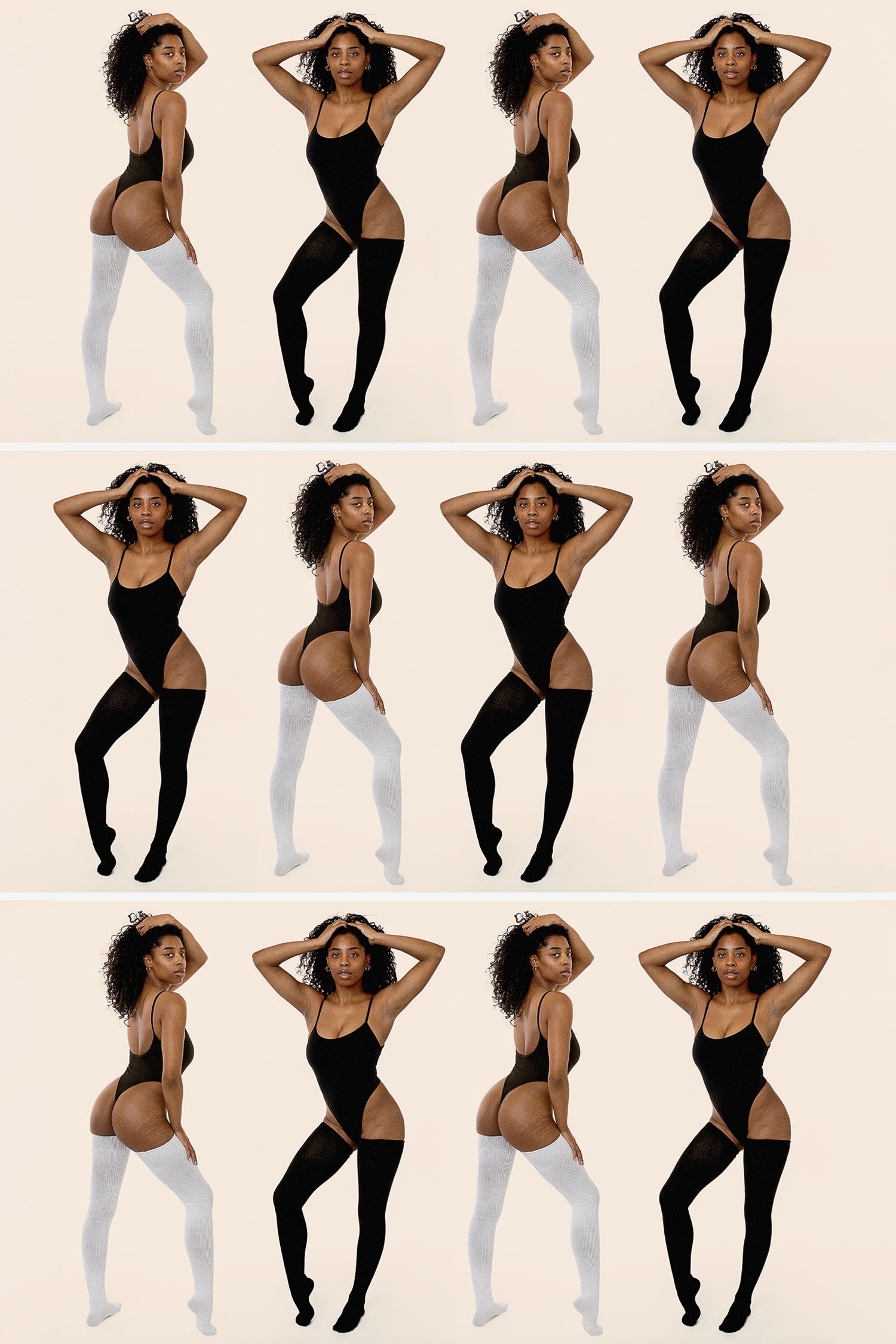 B301GD - Garment Dye Spaghetti Thong Bodysuit